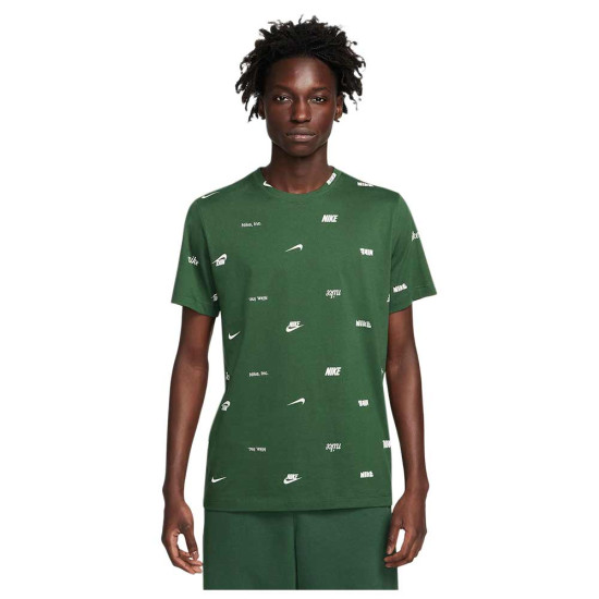 Nike Ανδρική κοντομάνικη μπλούζα Sportswear Tee Club AOP Nike Ανδρική κοντομάνικη μπλούζα Sportswear Tee Club AOP